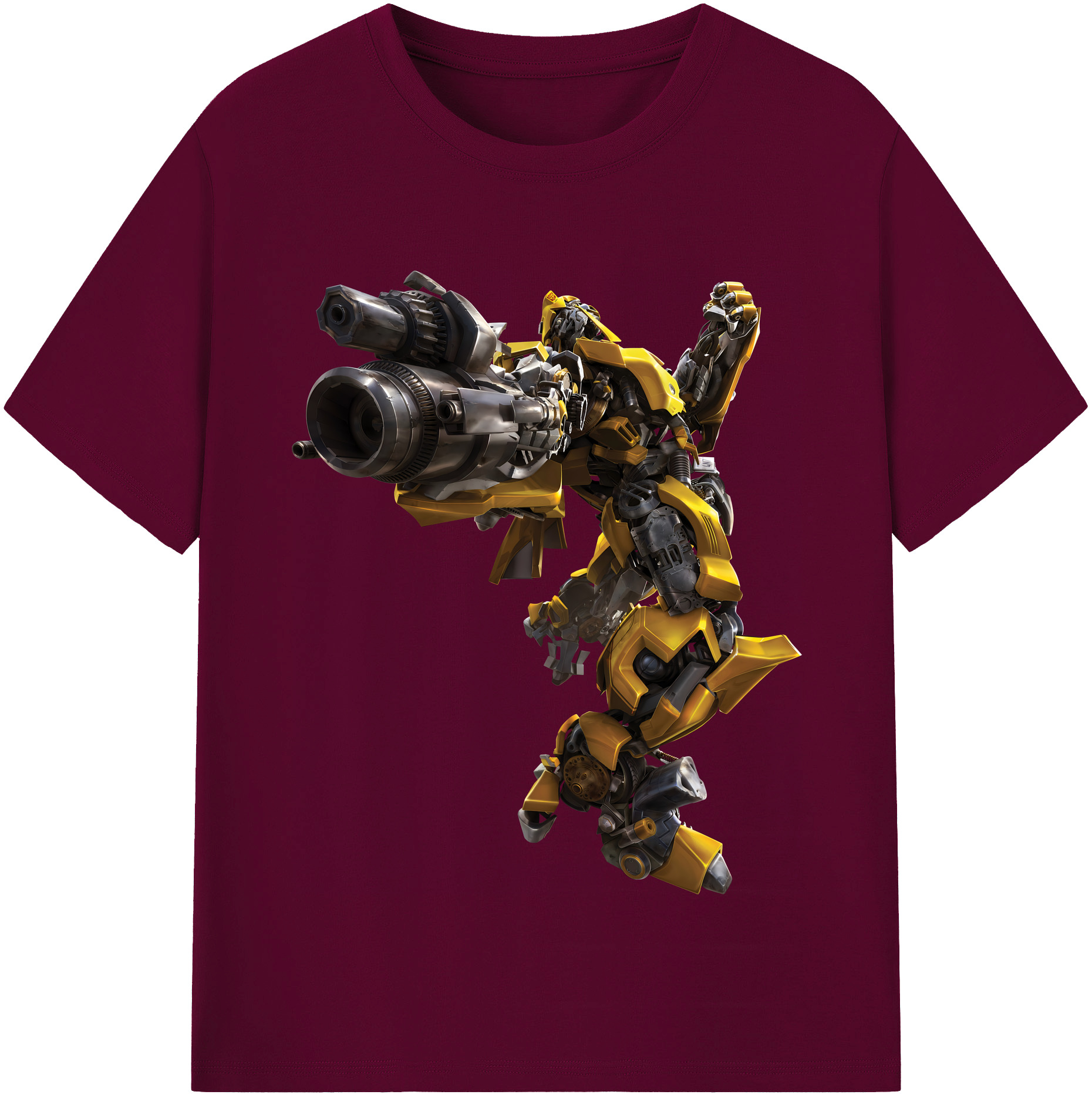 （画像用） Transformers トランスフォーマー レディースカジュアルプリントTシャツ（綿100％）